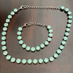 Bracelet and necklace set